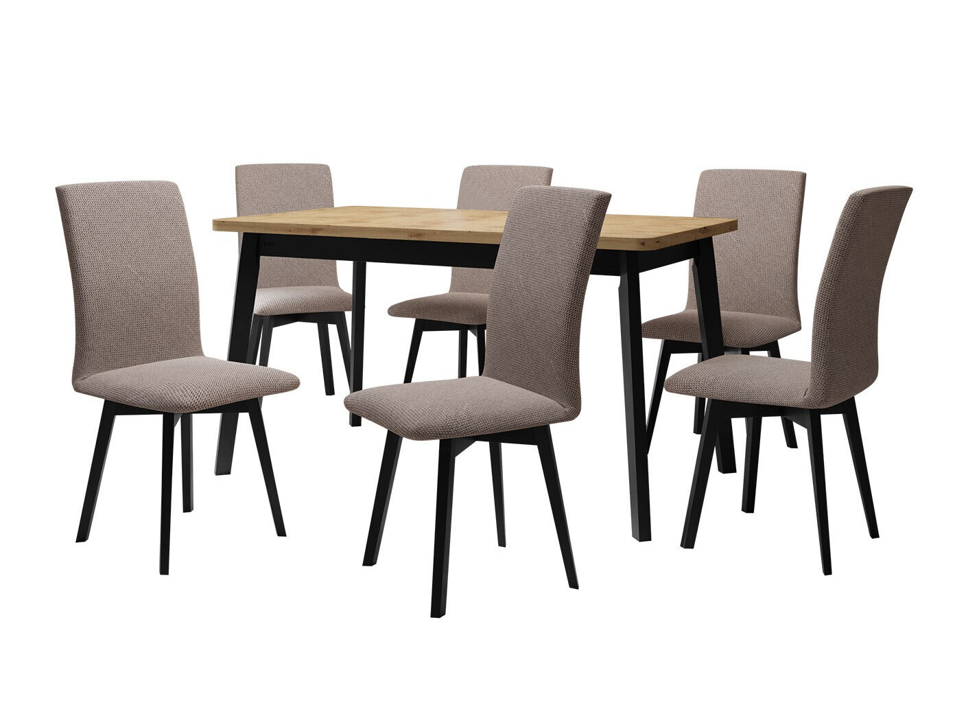 Dining set Victorville 326 (Black)