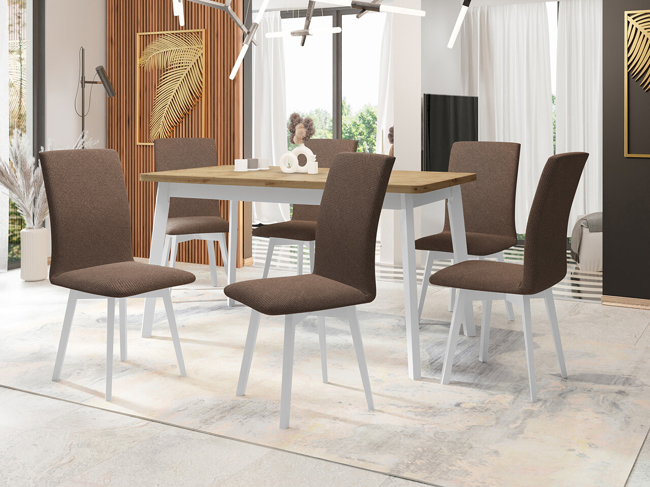Dining set Victorville 326 (White)