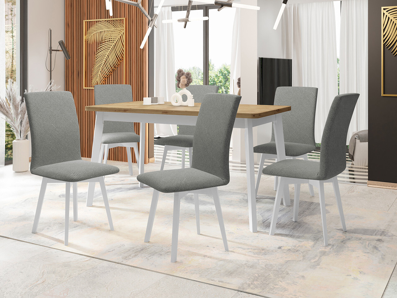 Dining set Victorville 326 (White)