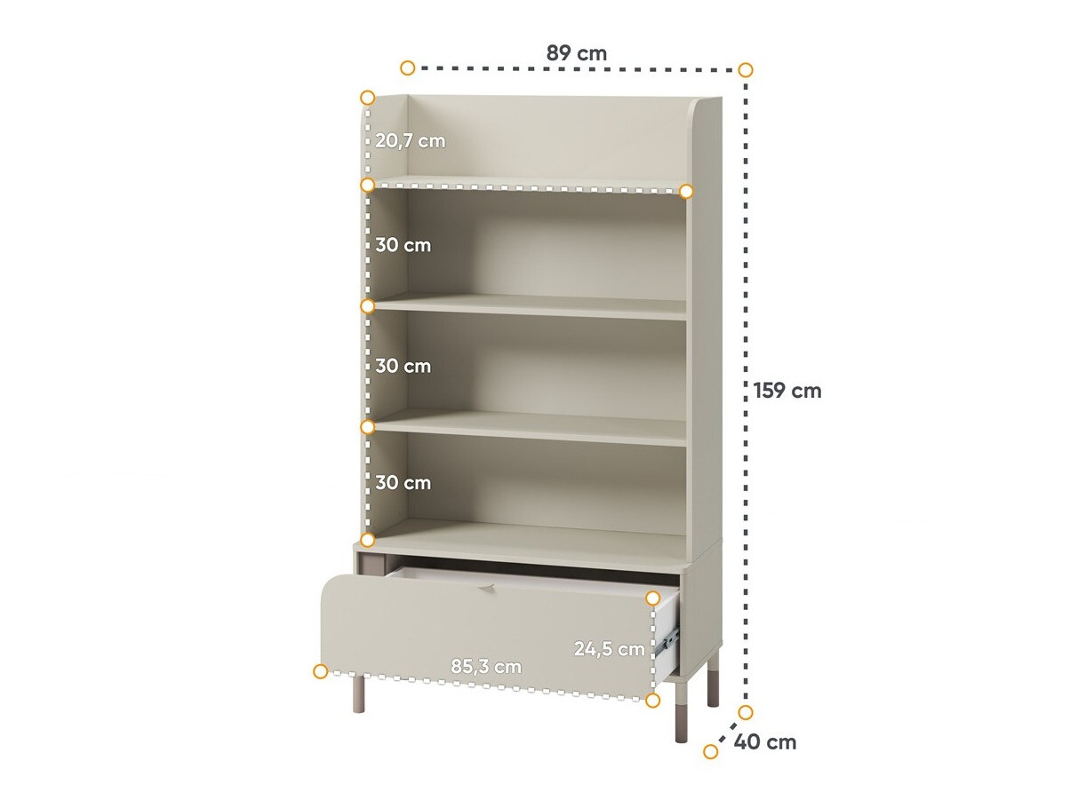 Bookcase Lomsono 111