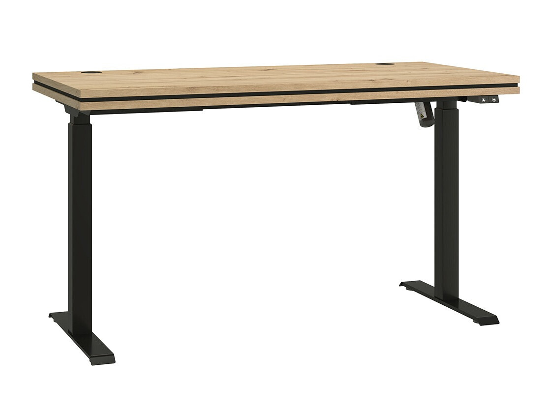 Height-adjustable desk Tucson 170 (Artisan oak + Matte black)