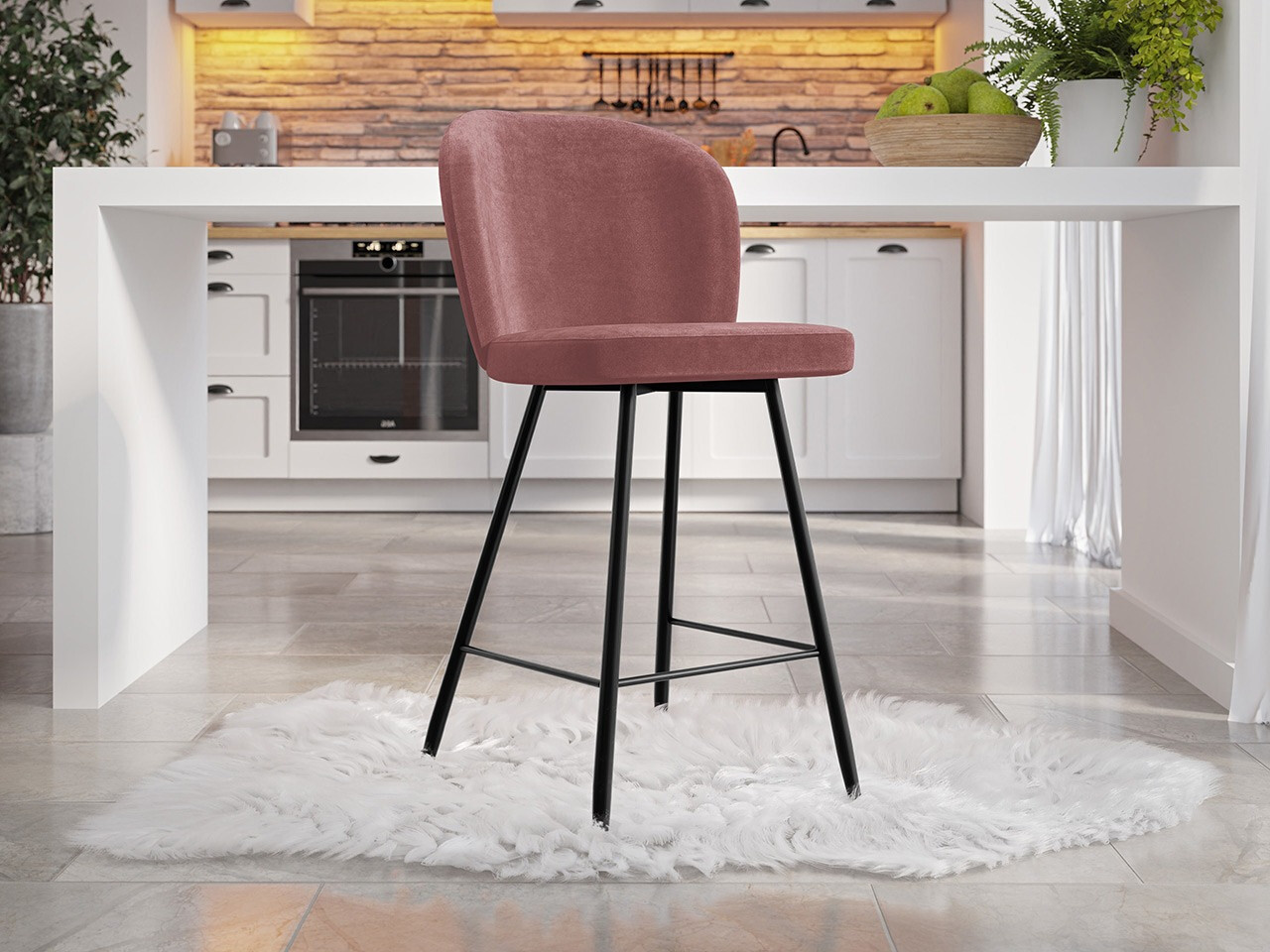 Bar stool Jackson 101 (Magic Velvet 2258)