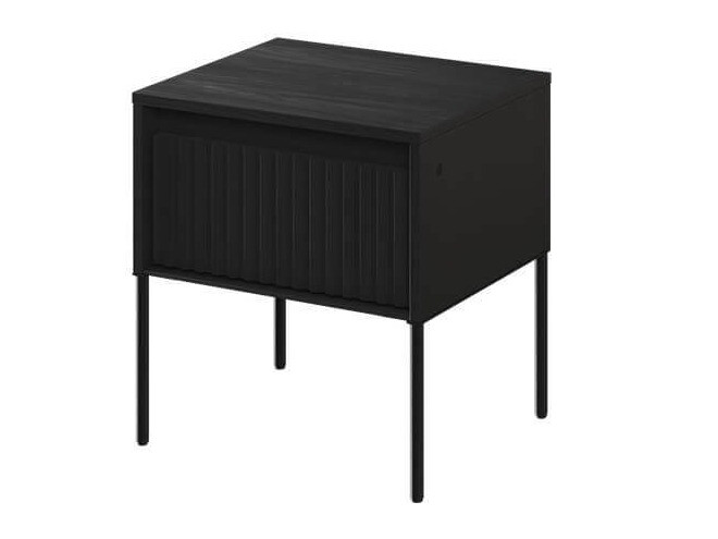 Bedside table Fernolu 111 (Black)