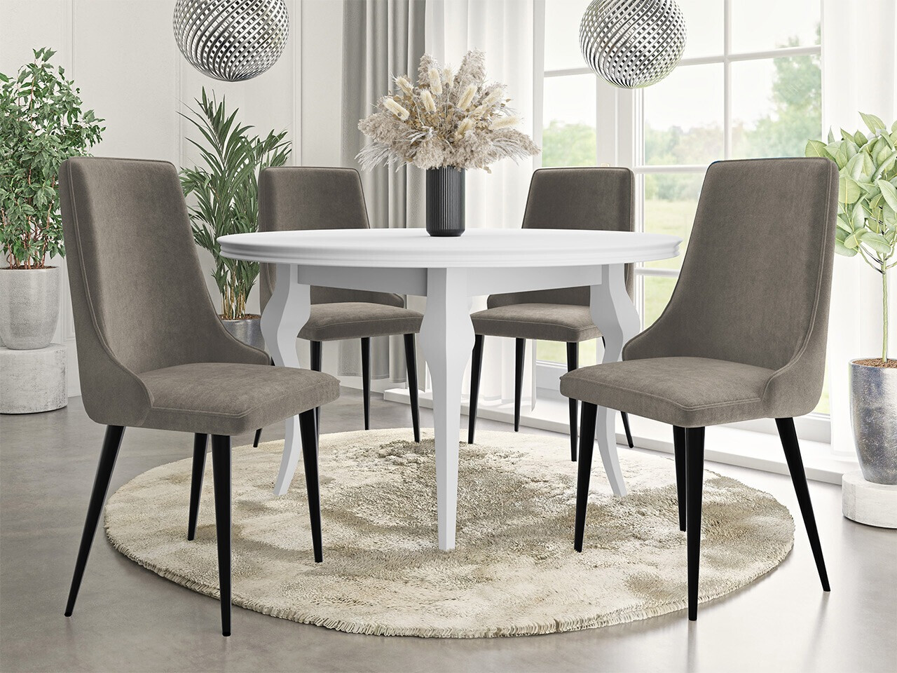 Chair Jackson 106 (Black + Magic Velvet 2209)