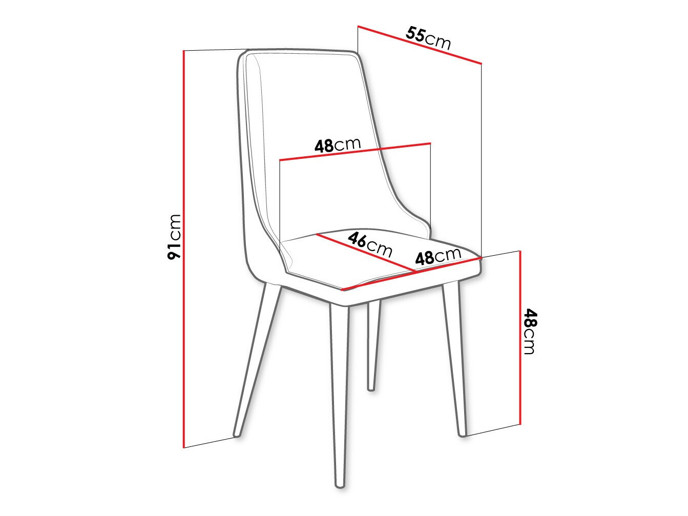 Chair Jackson 106 (Black + Magic Velvet 2209)