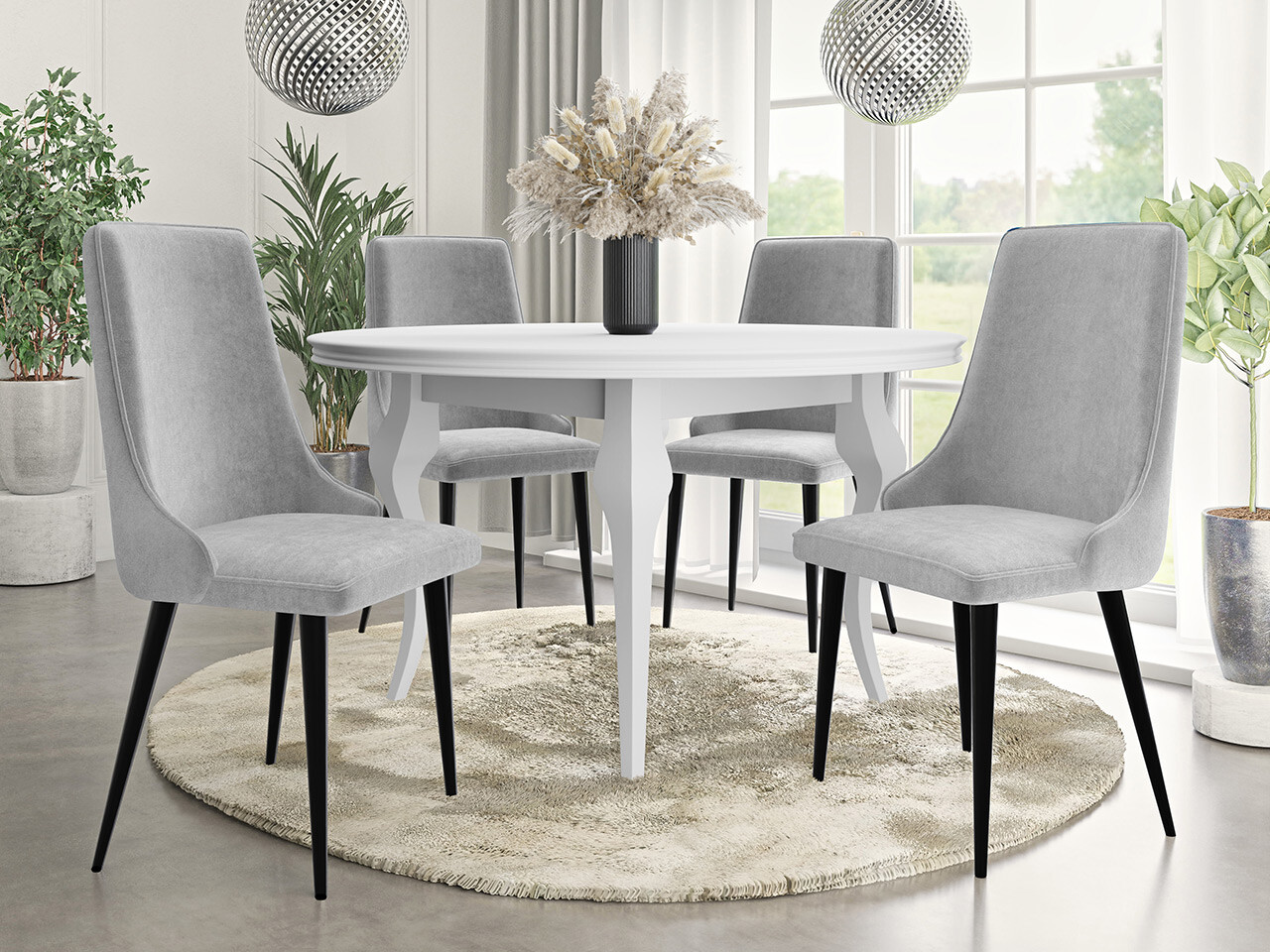 Chair Jackson 106 (Black + Magic Velvet 2240)