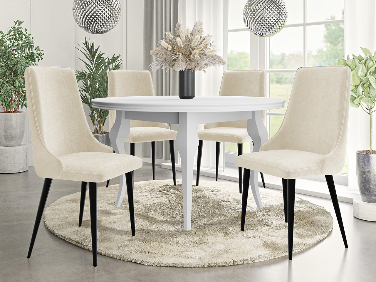 Chair Jackson 106 (Black + Magic Velvet 2250)