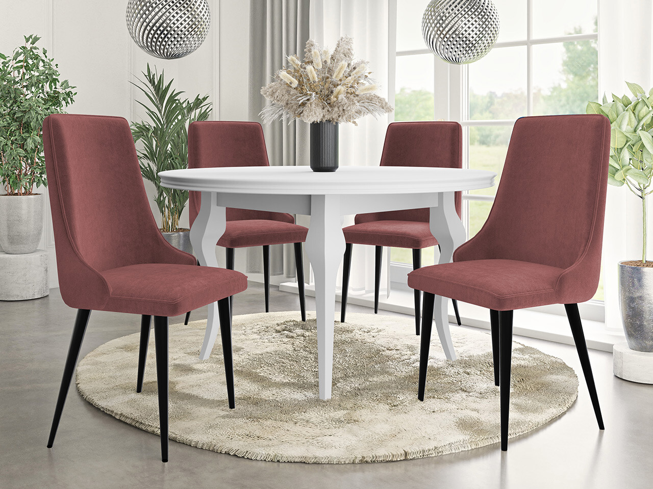 Chair Jackson 106 (Black + Magic Velvet 2258)