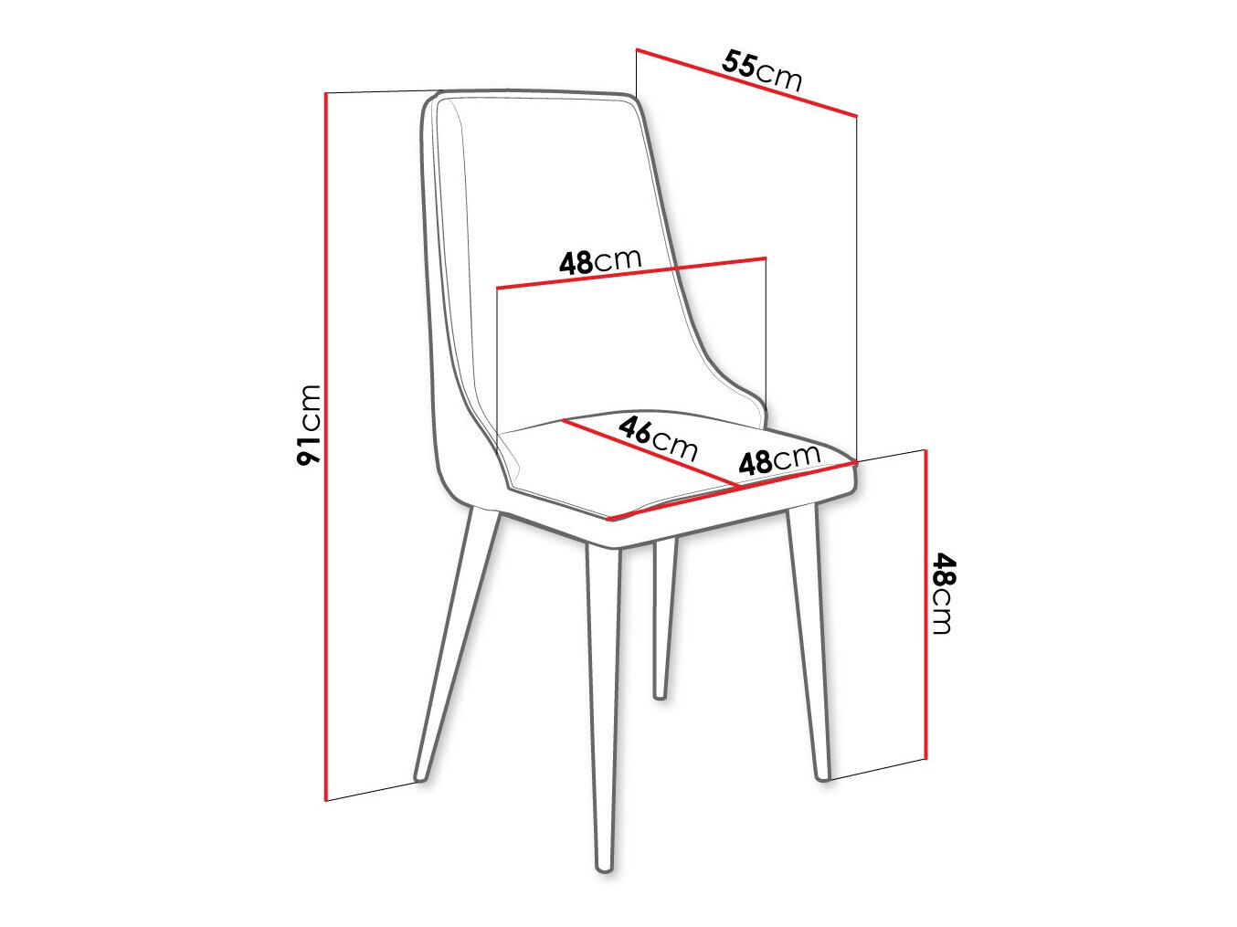 Chair Jackson 106 (Black + Magic Velvet 2219)