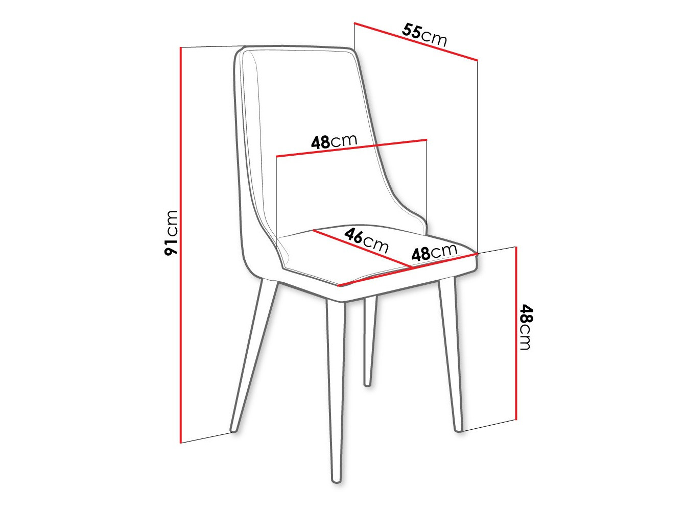 Chair Jackson 106 (Black + Magic Velvet 2240)