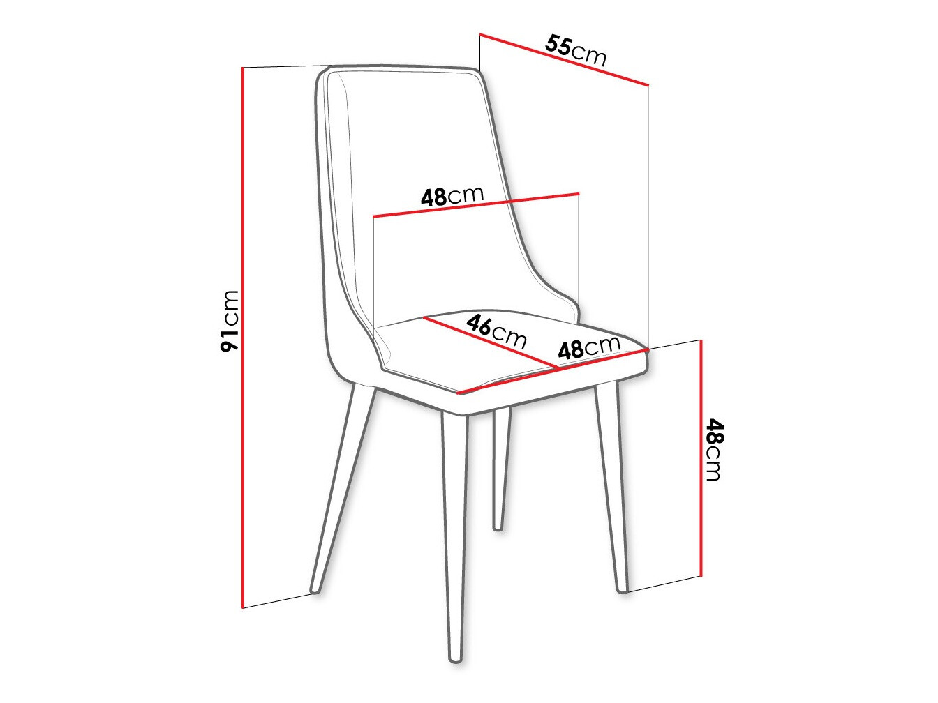 Chair Jackson 106 (Black + Magic Velvet 2250)
