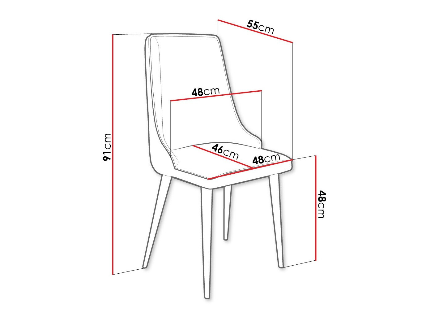 Chair Jackson 106 (Black + Magic Velvet 2258)