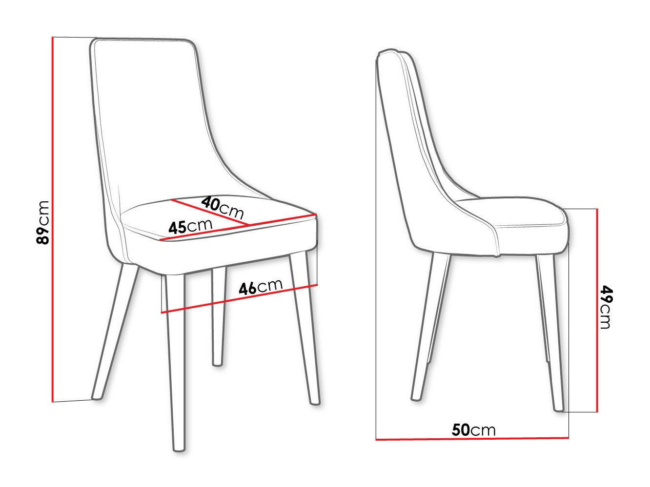 Chair Jackson 107 (Black + Magic Velvet 2219)