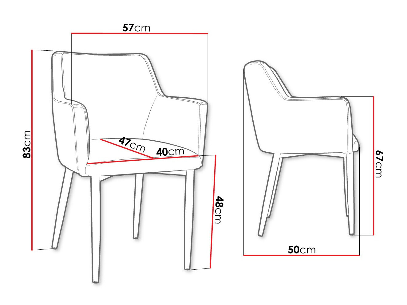Chair Jackson 108 (Black + Magic Velvet 2209)
