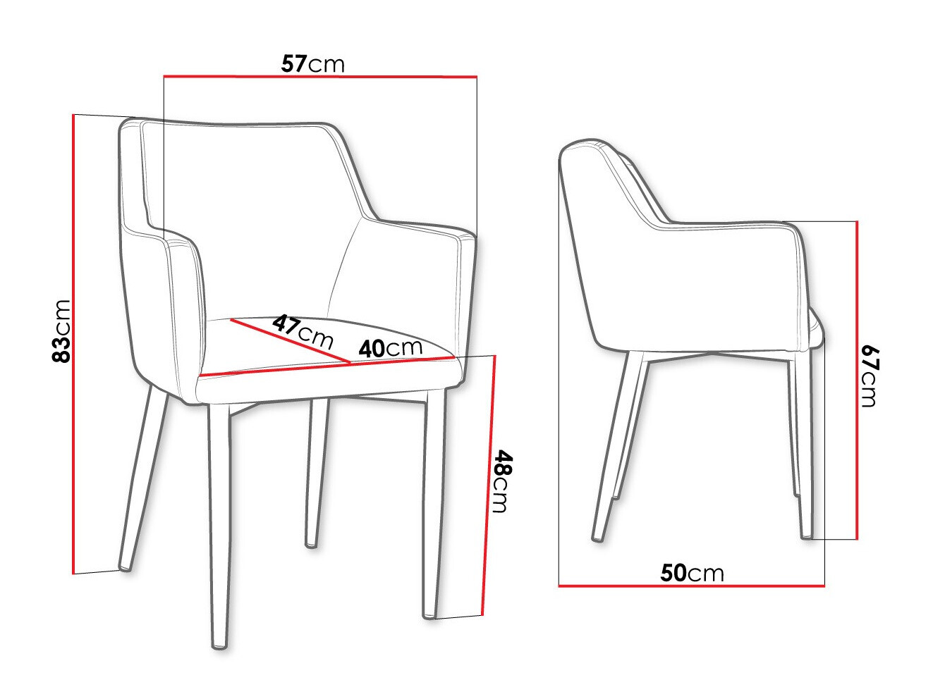 Chair Jackson 108 (Black + Magic Velvet 2219)