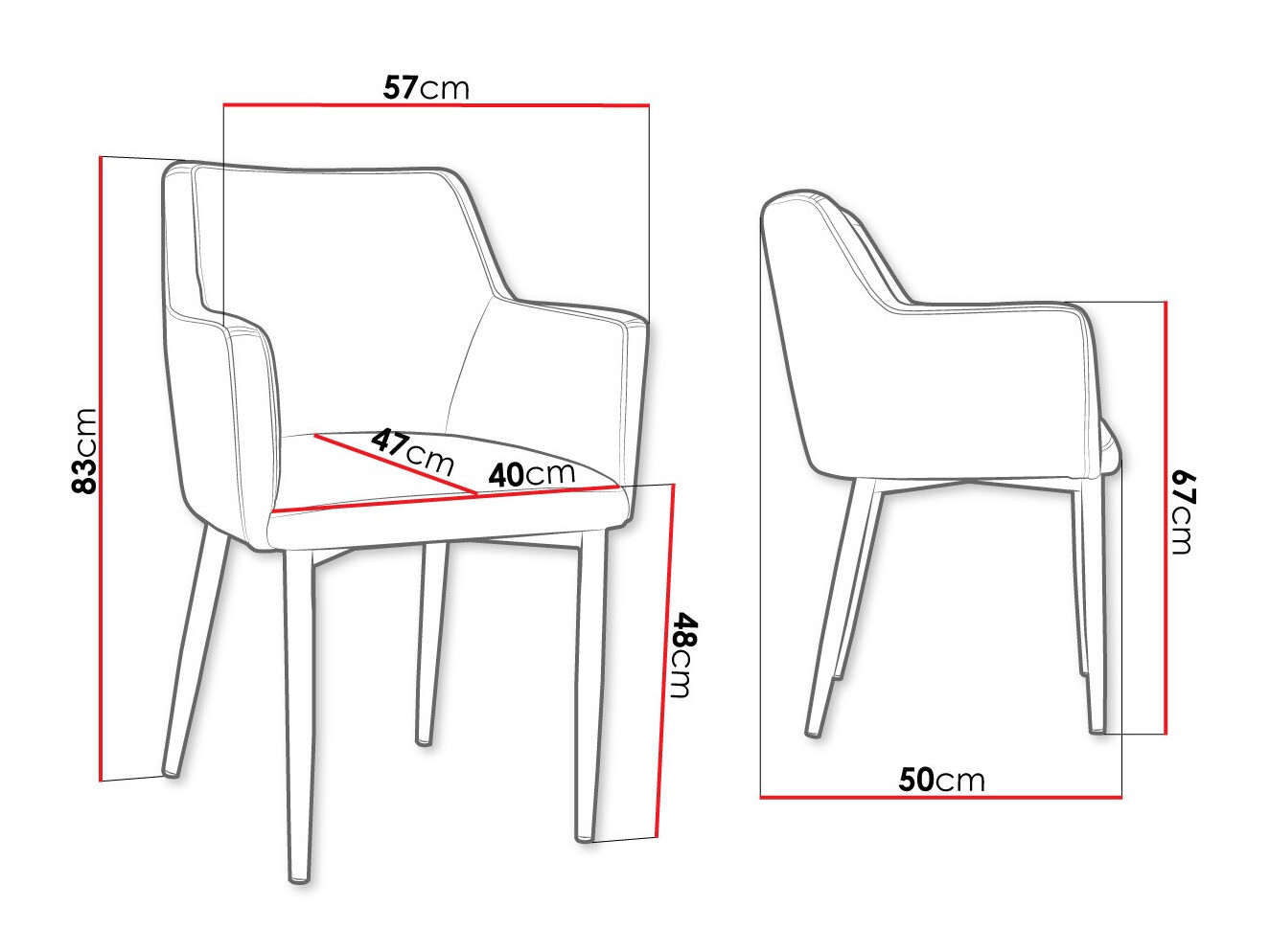 Chair Jackson 108 (Black + Magic Velvet 2258)