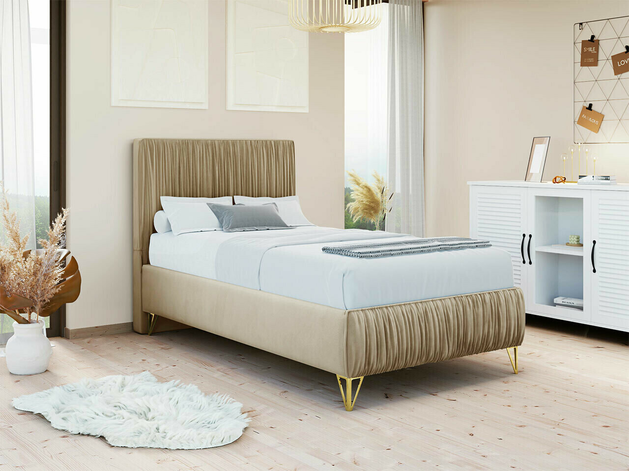 Bed Logan 112 (Amor Velvet 4304)