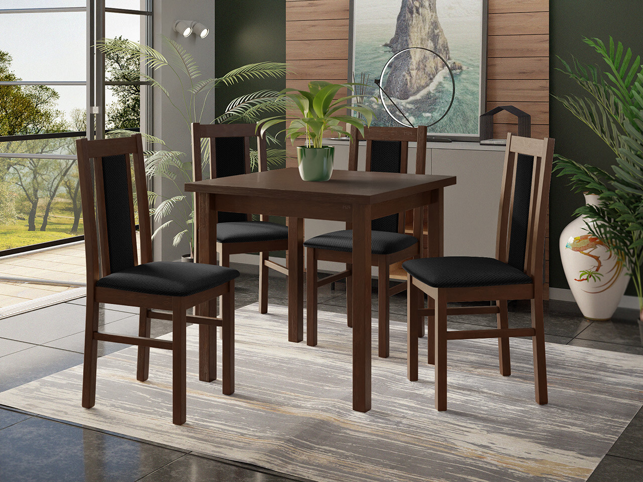Dining set Victorville 310 (Nut)