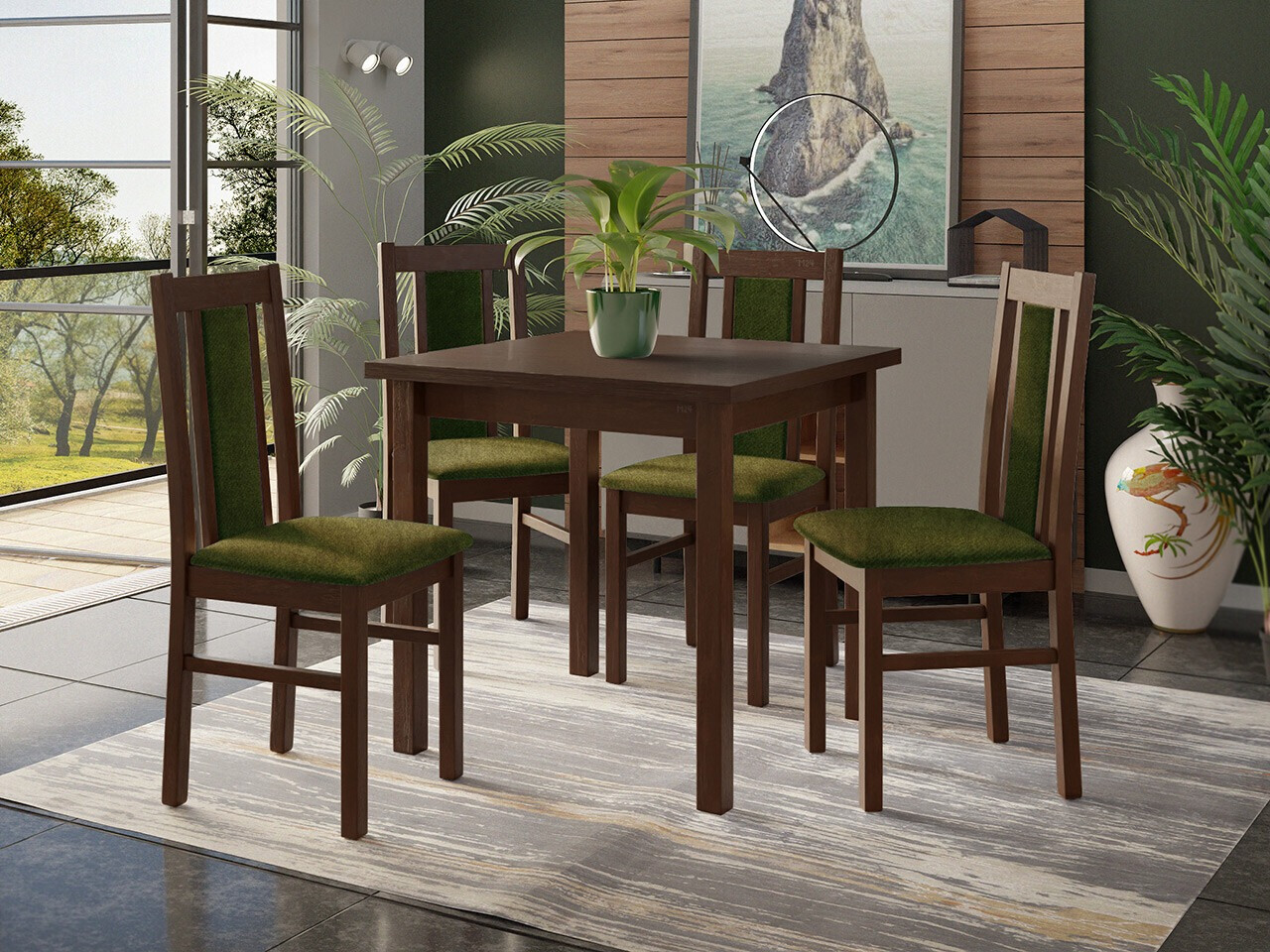 Dining set Victorville 310 (Nut)