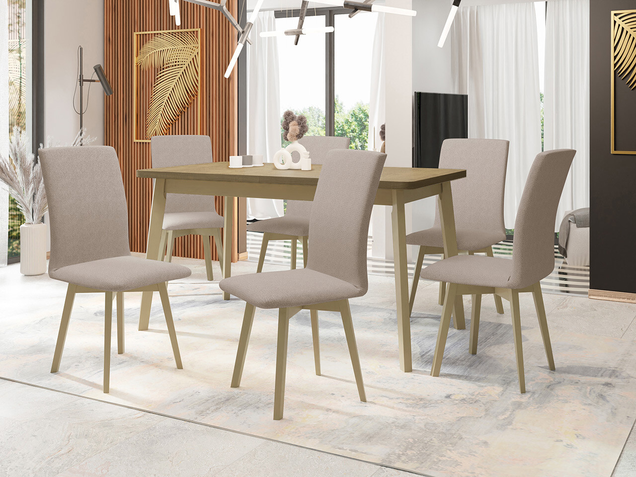 Dining set Victorville 335 (Sonoma oak)