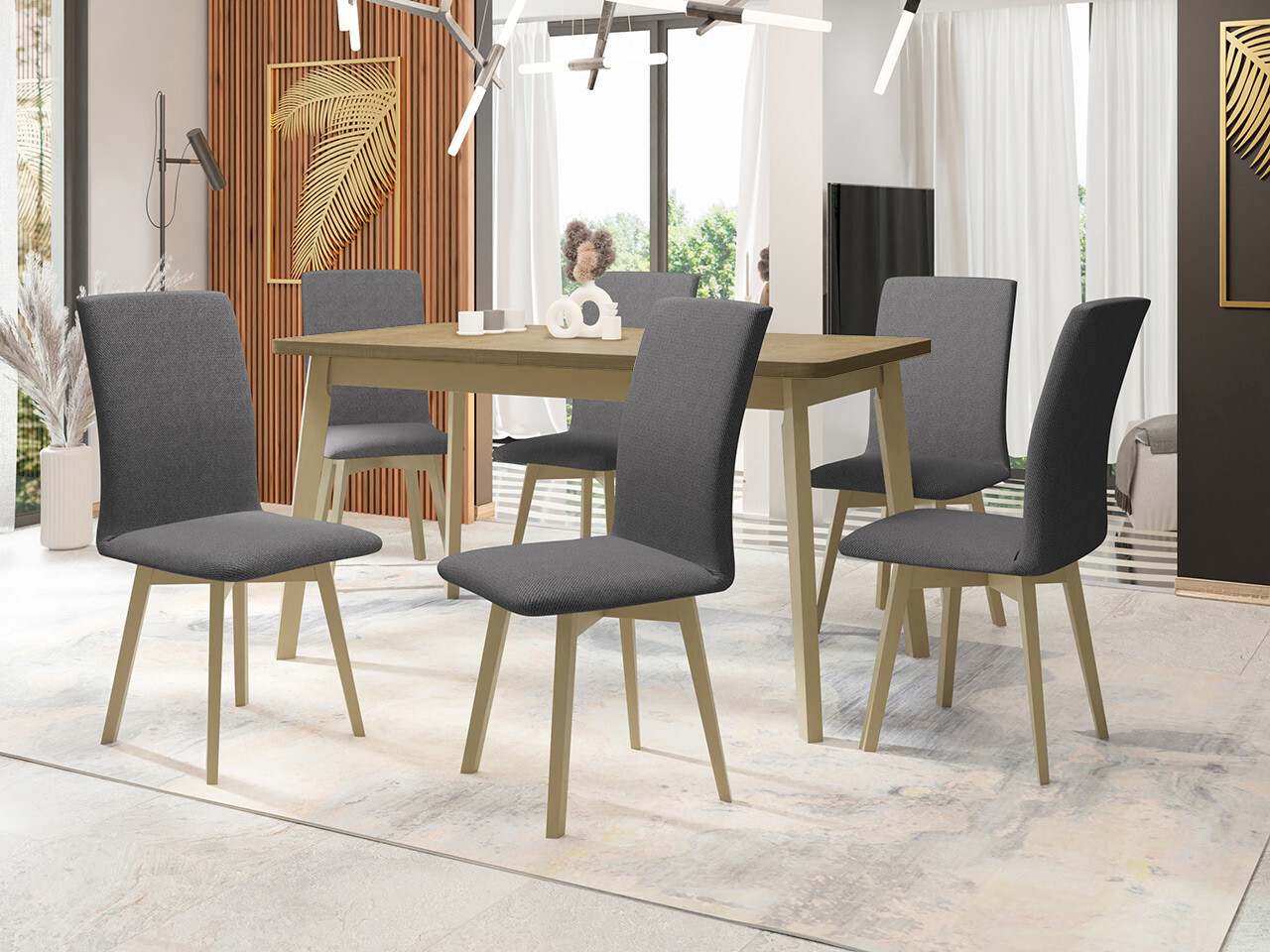 Dining set Victorville 335 (Sonoma oak)