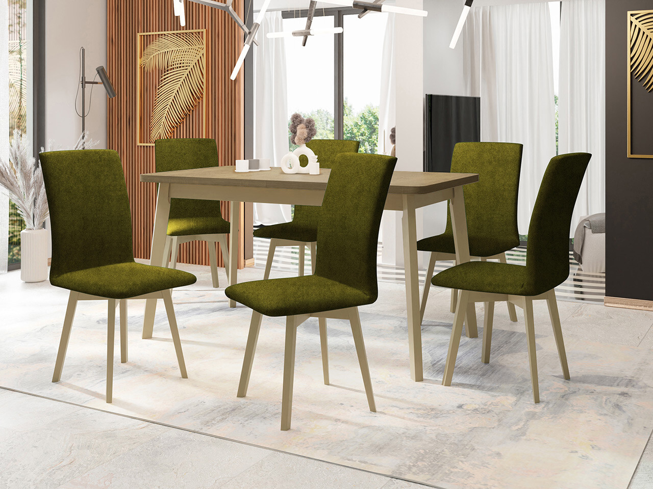 Dining set Victorville 335 (Sonoma oak)