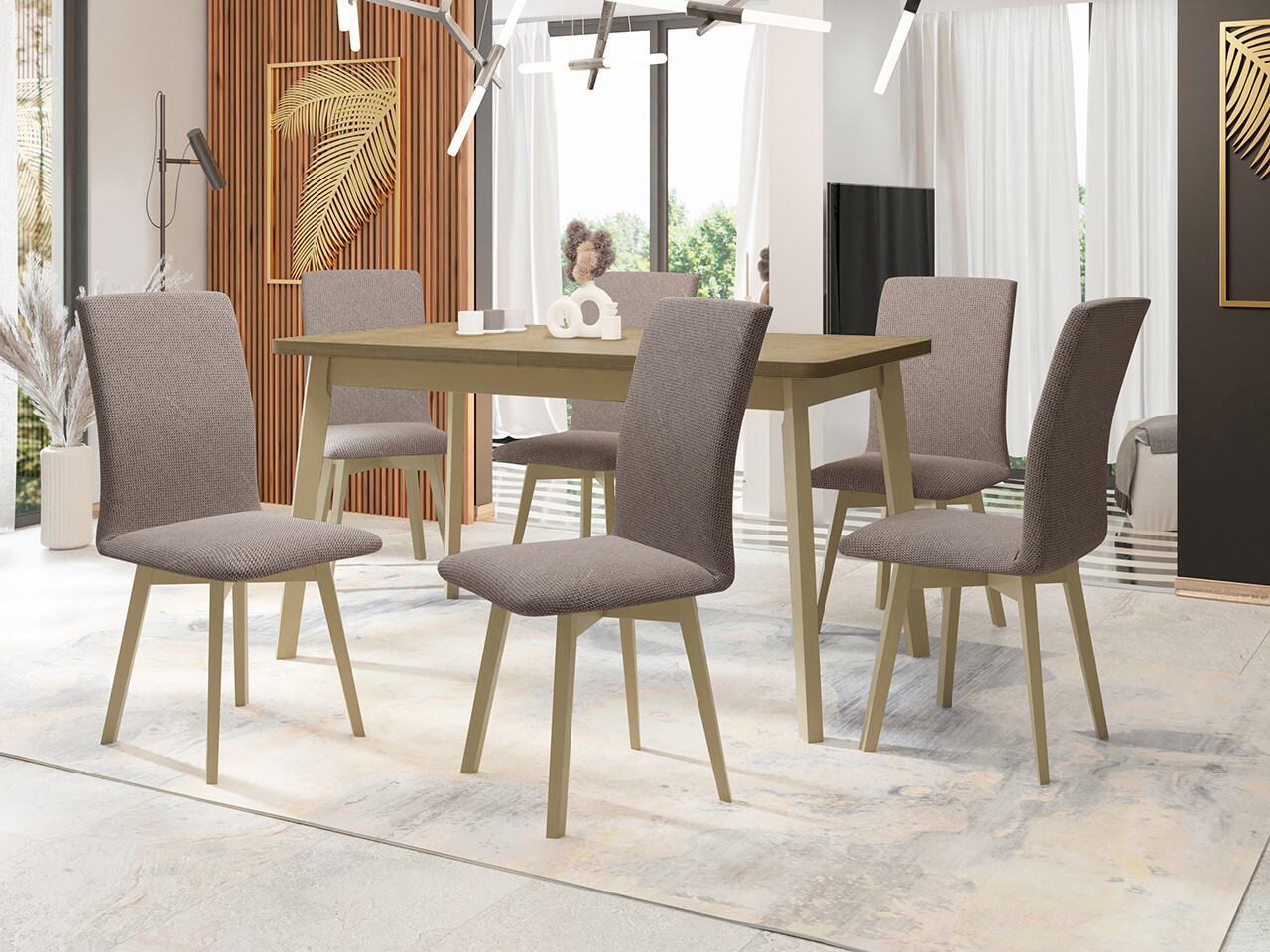 Dining set Victorville 335 (Sonoma oak)