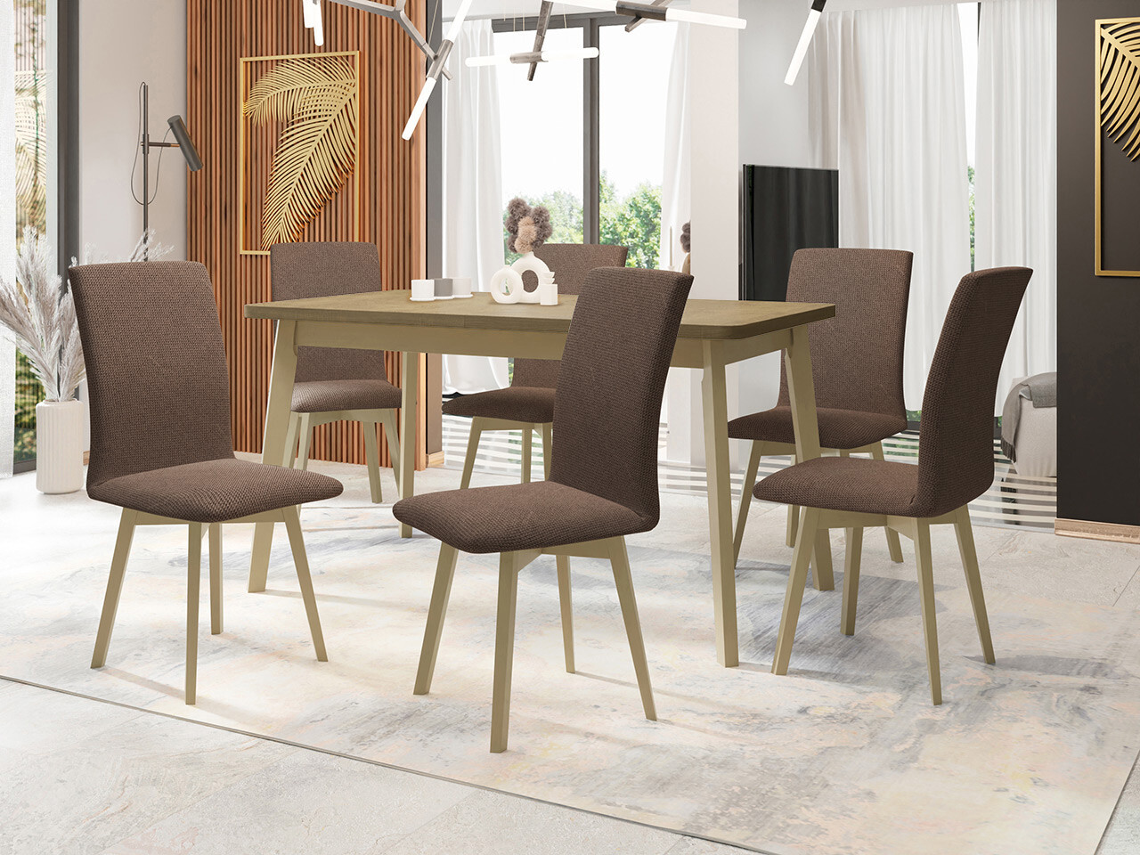 Dining set Victorville 335 (Sonoma oak)