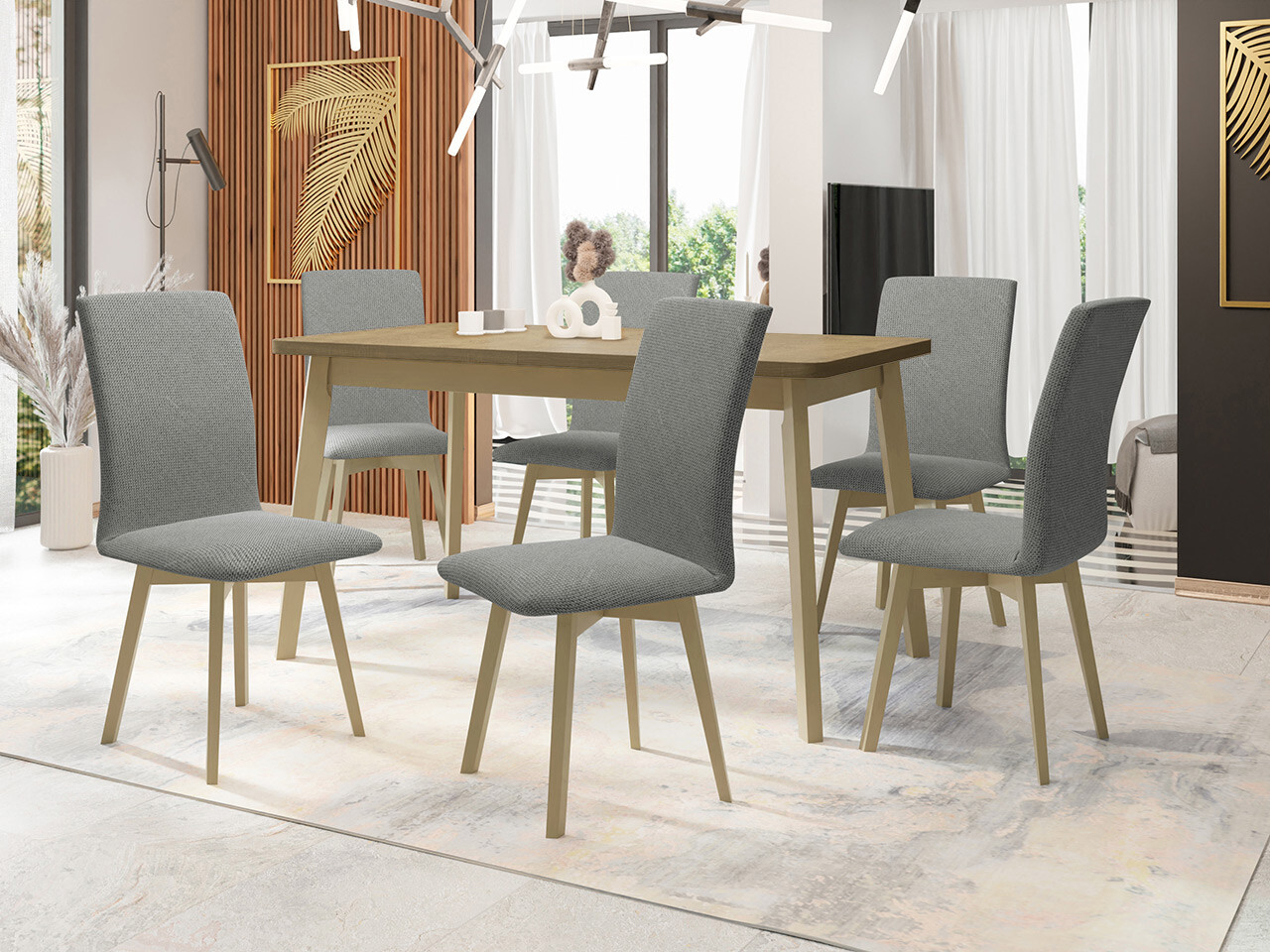 Dining set Victorville 335 (Sonoma oak)
