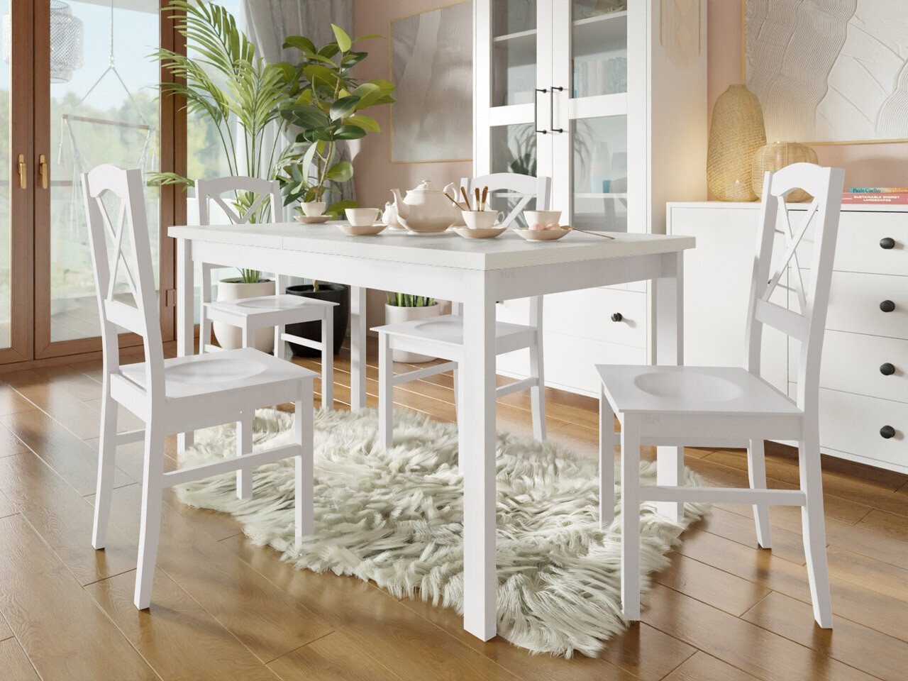 Dining set Victorville 286 (White)