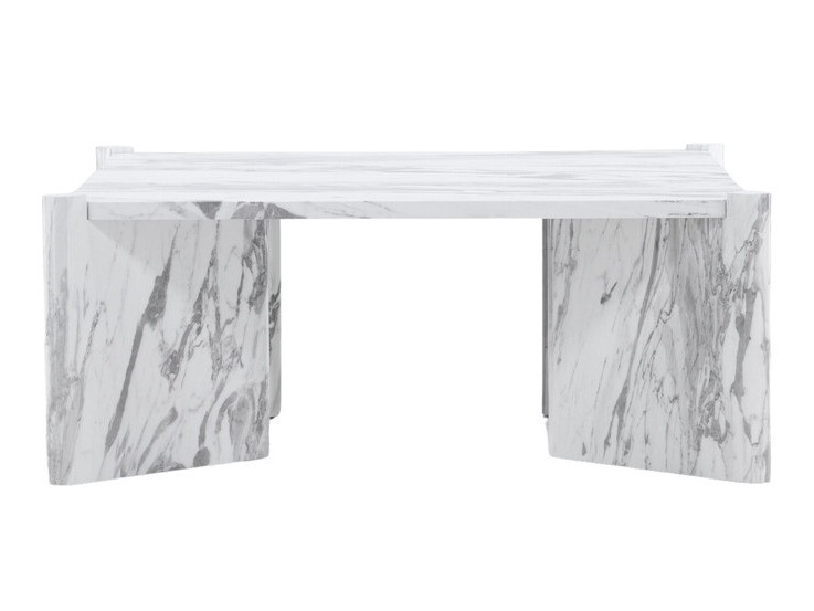 Coffee table Dallas 4198 (White marble)