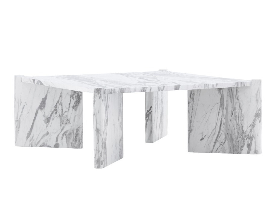Coffee table Dallas 4198 (White marble)