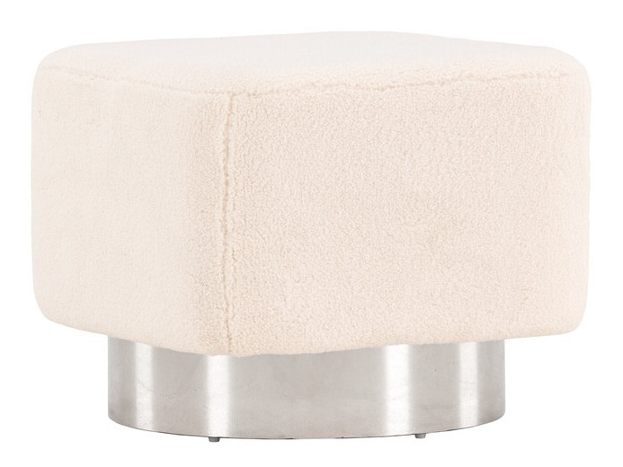 Ottoman Dallas 4219 (Light brown + Silver)