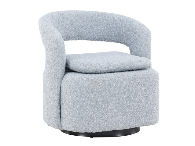 Armchair Dallas 3170 (Light blue + Black)