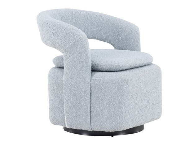 Armchair Dallas 3170 (Light blue + Black)