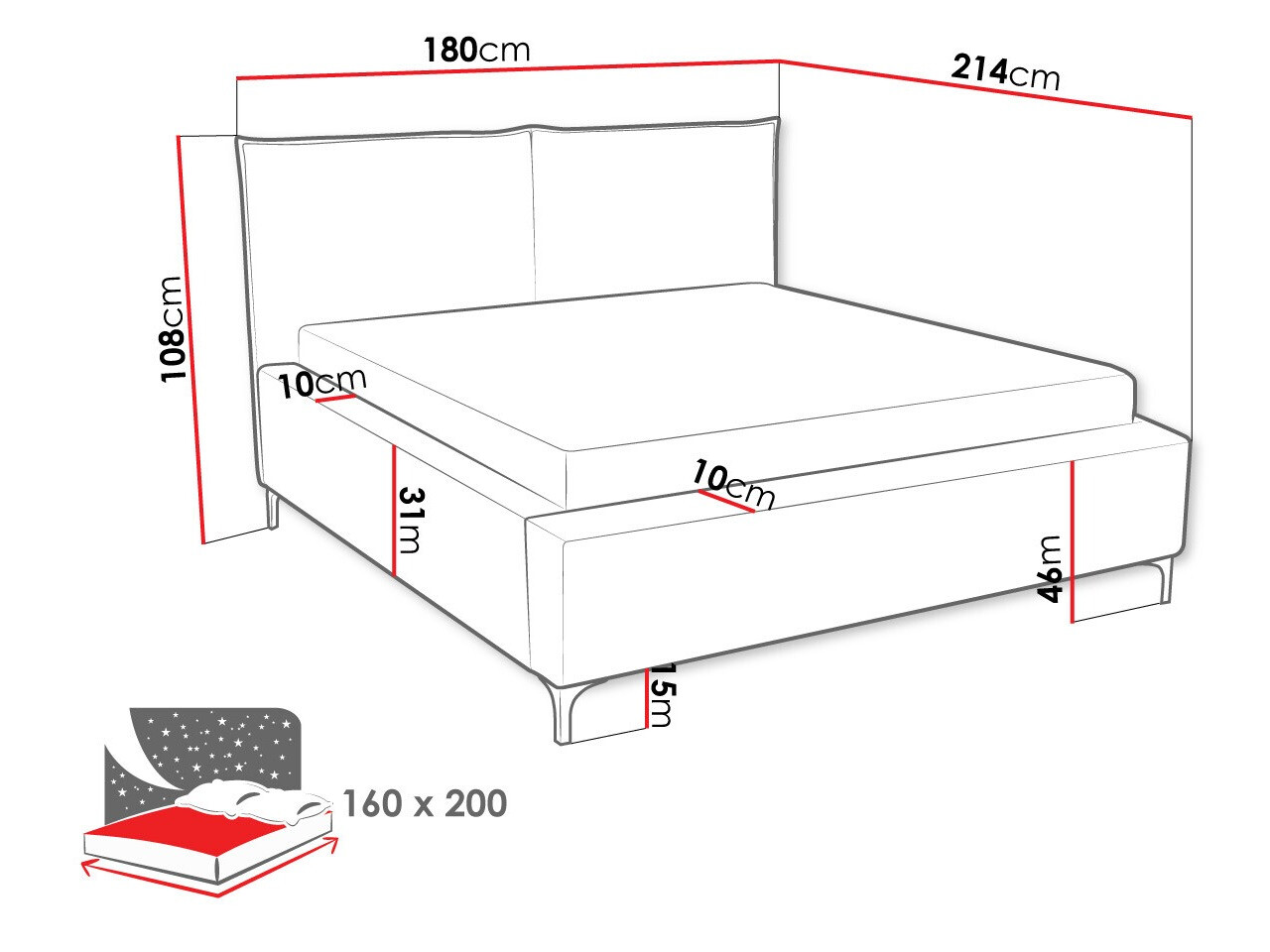 Bed Clovis 113 (Poso 27)