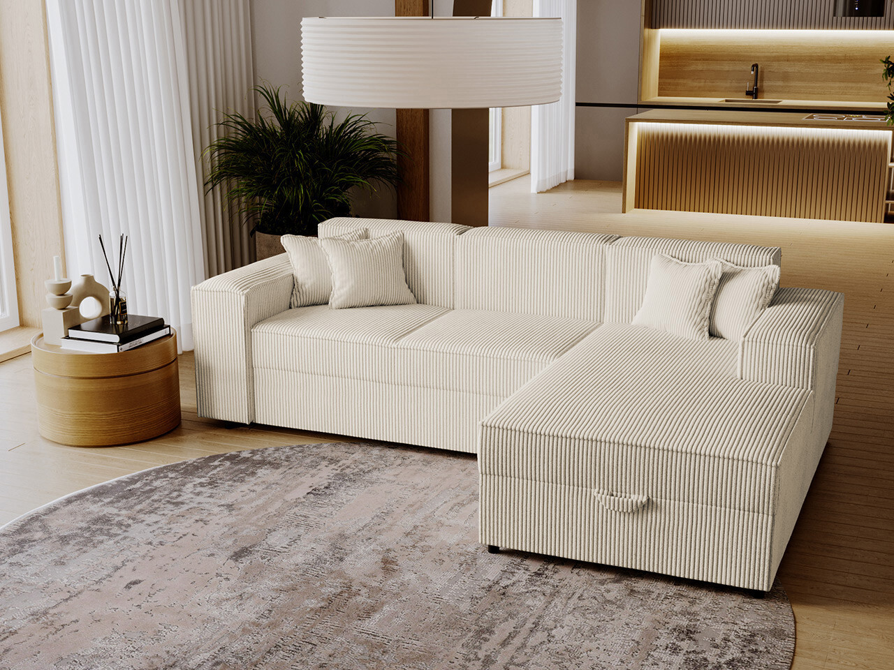 Corner sofa Clovis 116 (Poso 100)