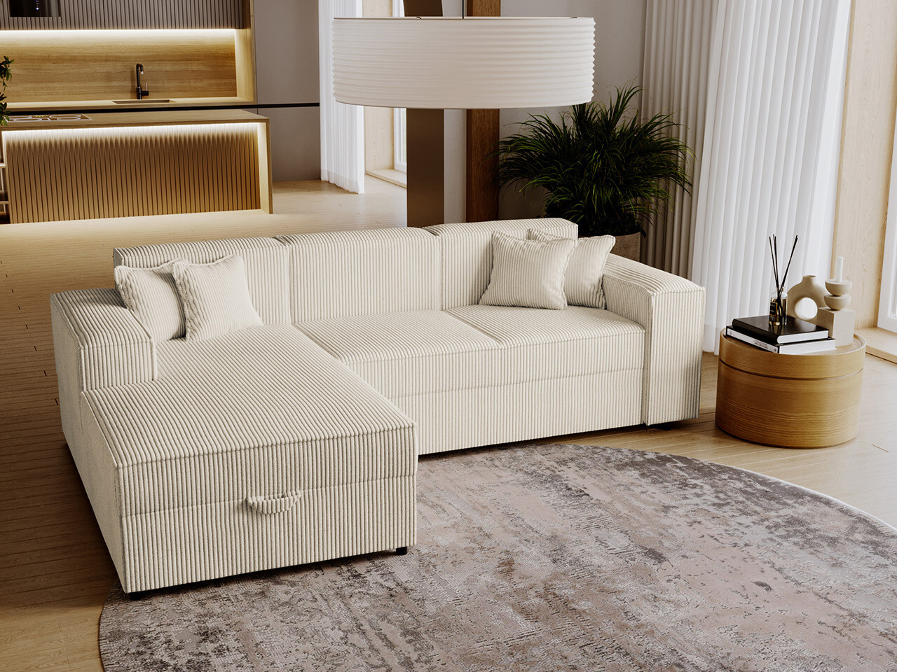 Corner sofa Clovis 116 (Poso 100)