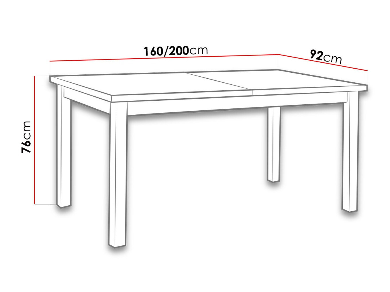 Table Victorville 106 (Nut)