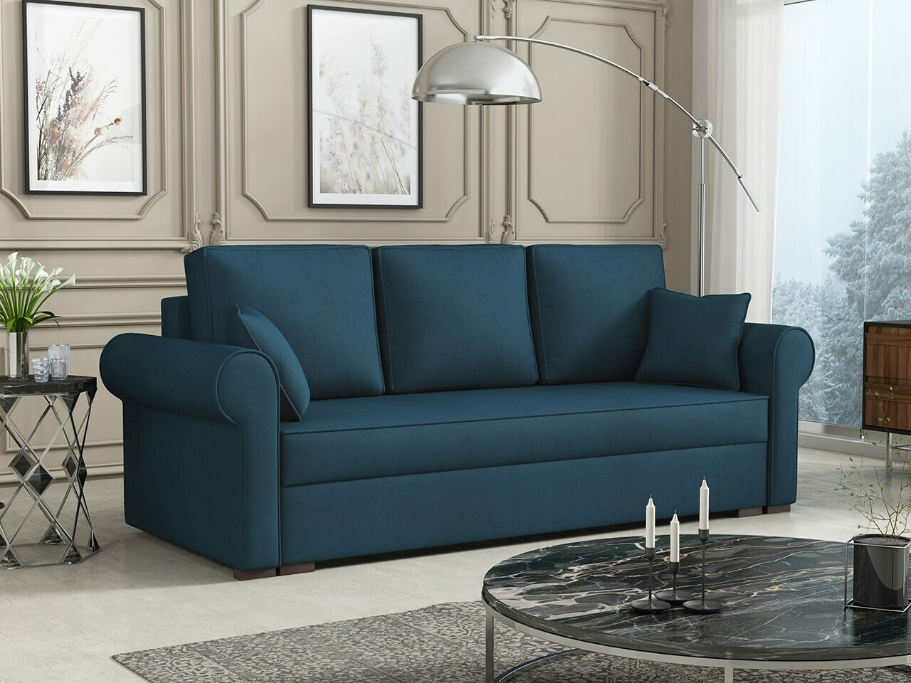 Sofa bed Columbus 130 (Mono 241)