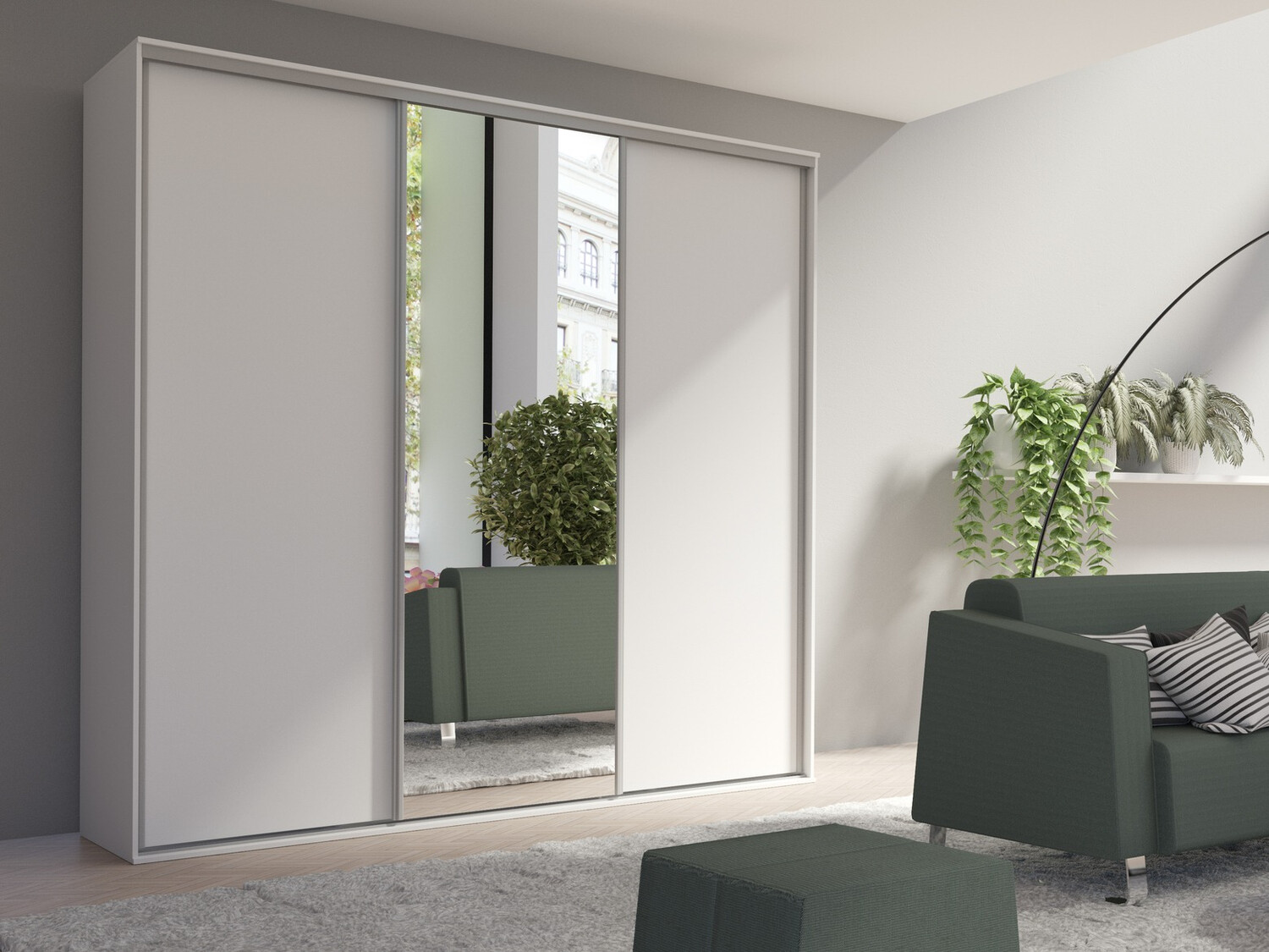 Wardrobe Murrieta 181 (White)