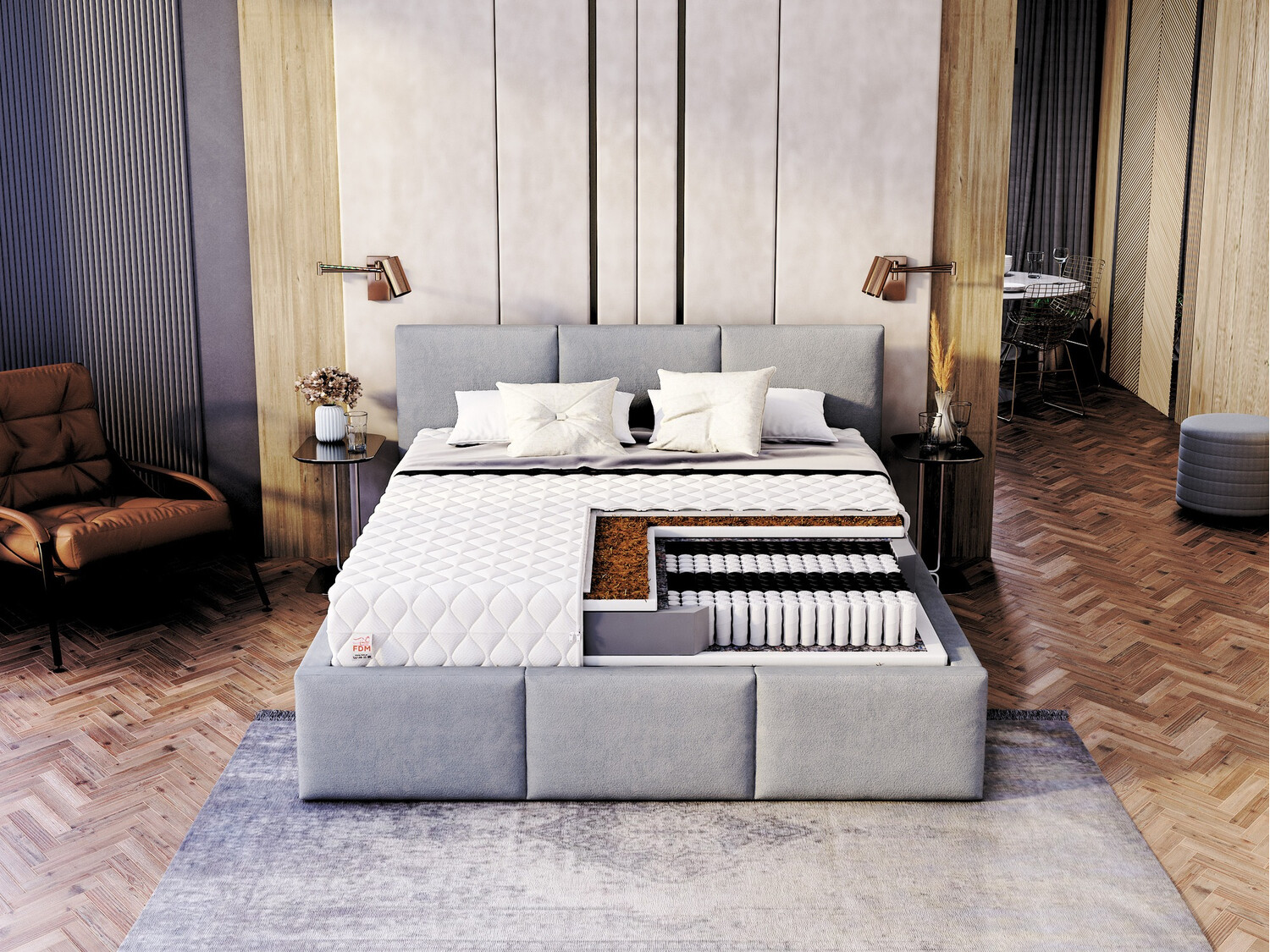 Mattress Silvanus (180 x 200 cm)