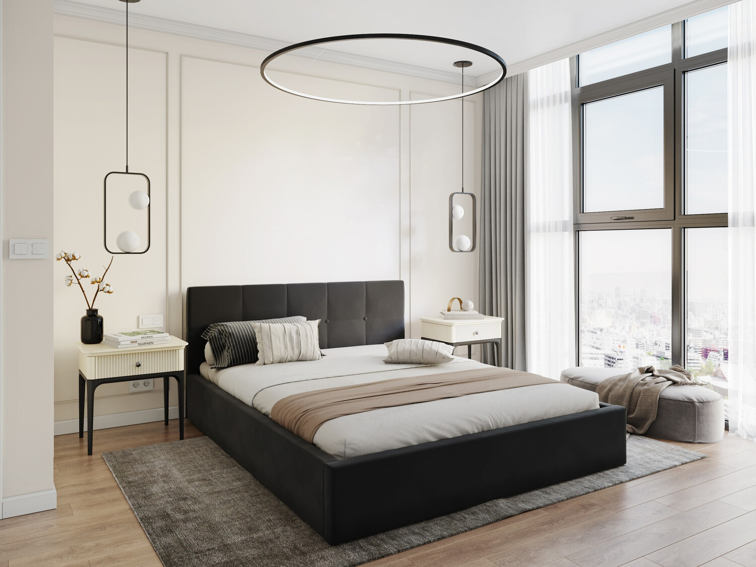 Bed Fairfield 106 (Black)