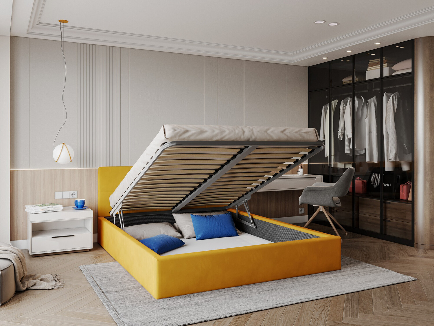 Bed Fairfield 106 (Yellow)