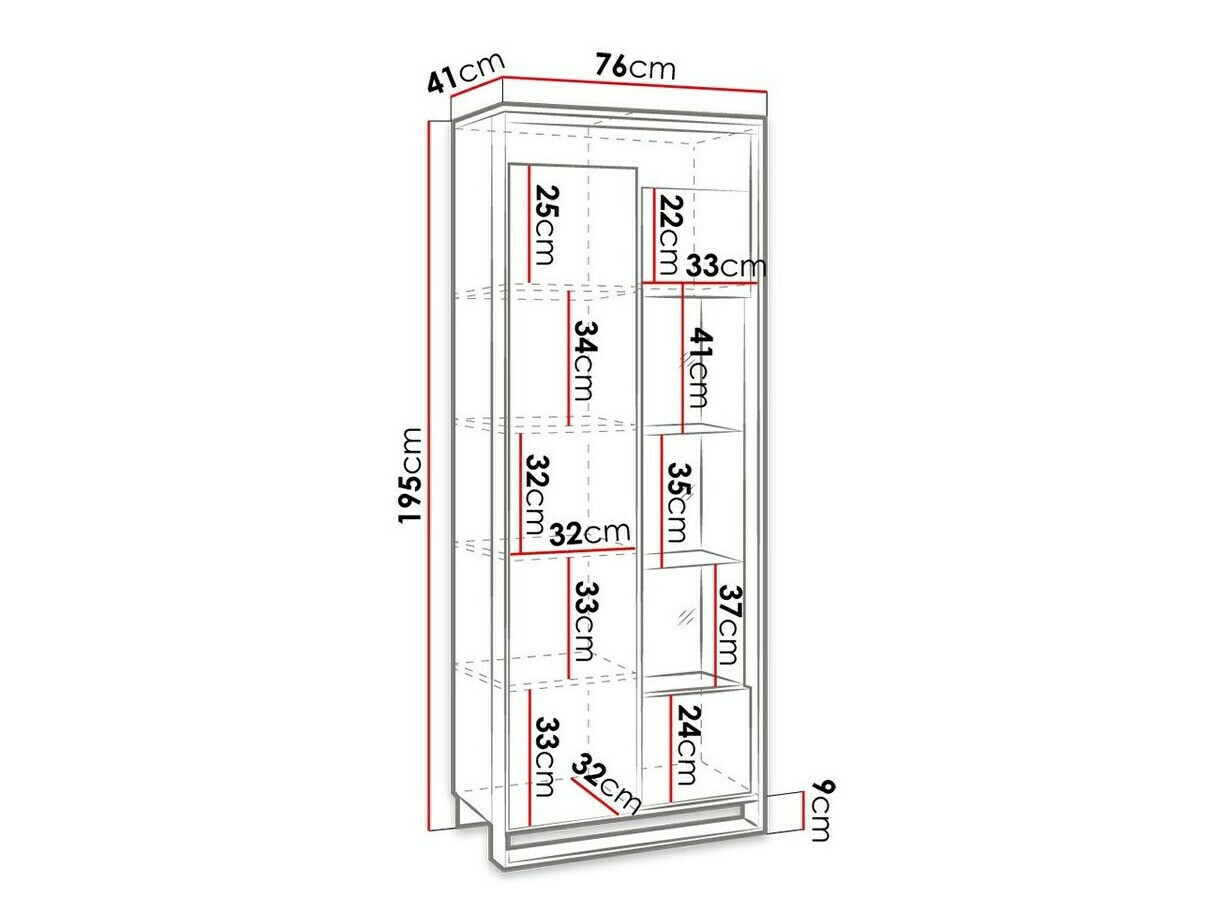 Bookcase Luliru 123