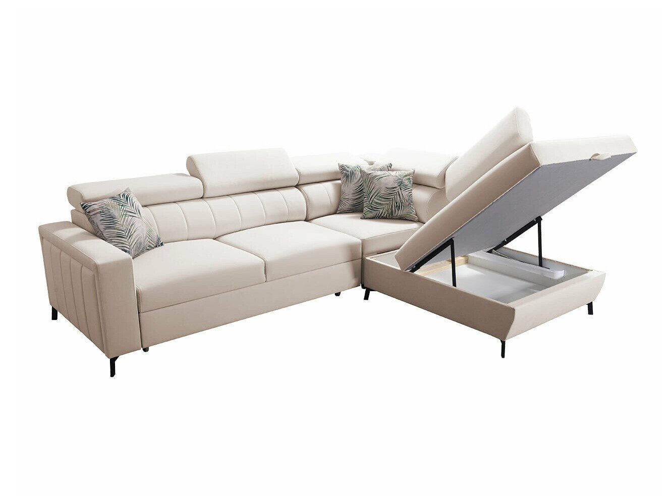 Corner sofa Sarasota 147 (Mono 231 + Botanical 36)