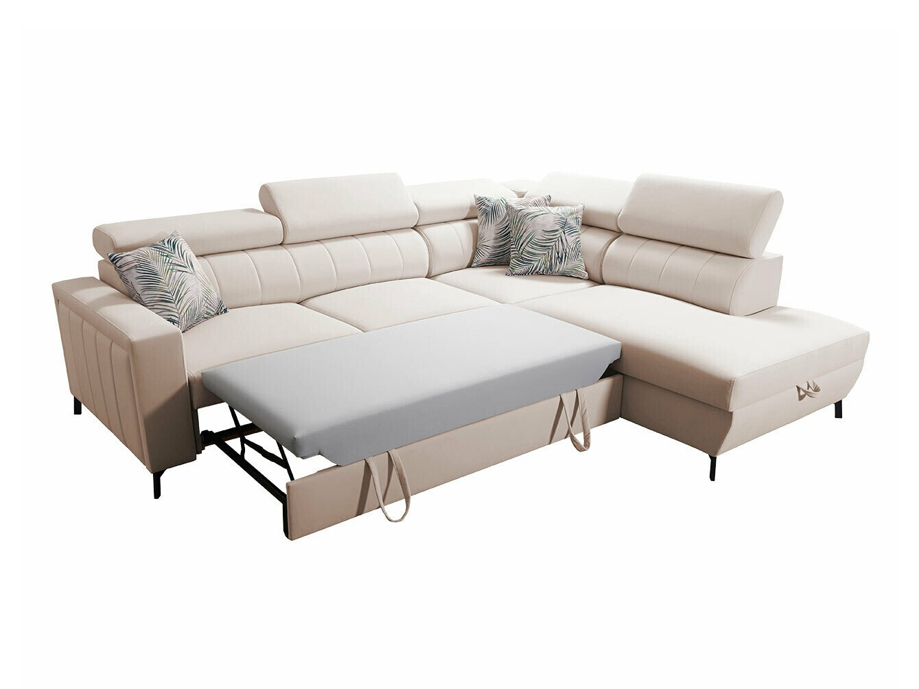 Corner sofa Sarasota 147 (Mono 235 + Botanical 36)