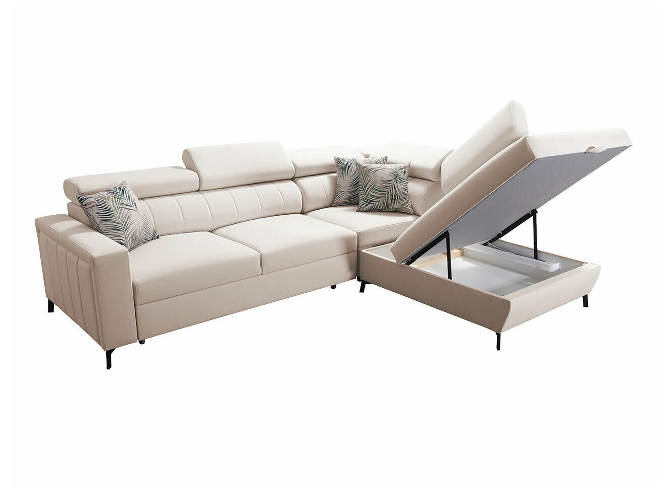 Corner sofa Sarasota 147 (Mono 242 + Botanical 36)