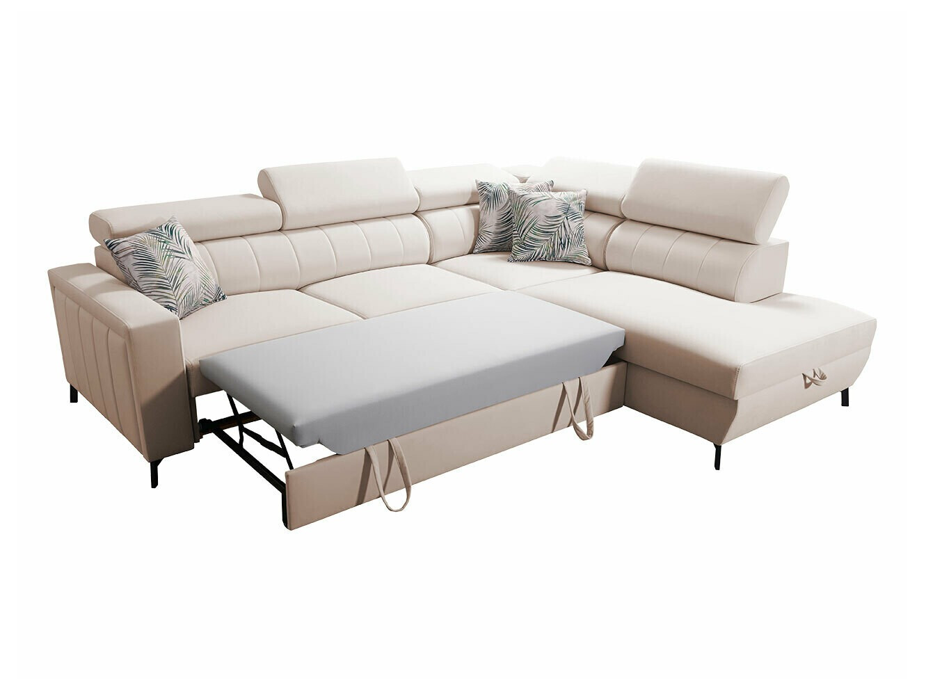 Corner sofa Sarasota 147 (Mono 242 + Botanical 36)