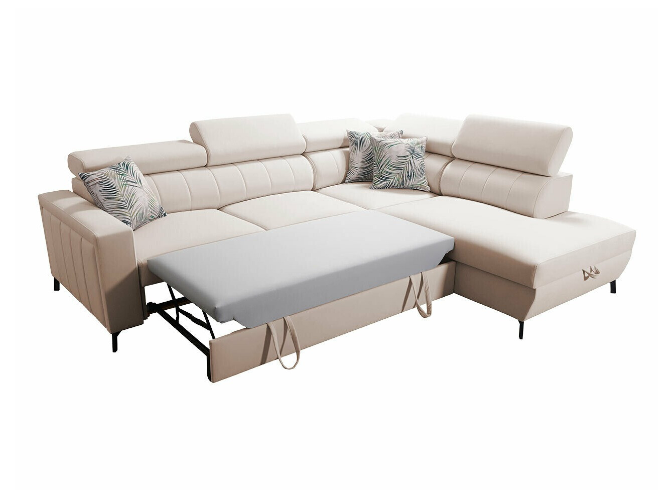 Corner sofa Sarasota 147 (Mono 242 + Botanical 36)